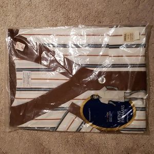 NWT New vintage Towncraft Sleepwear Set S Pajamas PJs Top shorts stripped